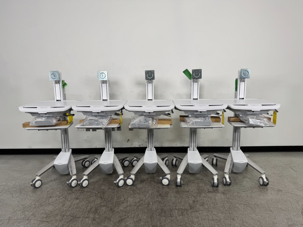 Image of Ergotron StyleView SV40 EMR Cart w/ LCD Mount - Quantity 5